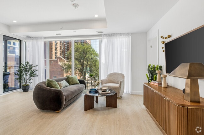 Rideau Registry - 2 chambres, 2 salles de bain - 98 m² - Salon - Rideau Registry