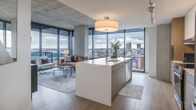 Floor-to-Ceiling Windows at Three Light Luxury Apartments - Three Light Luxury Apartments