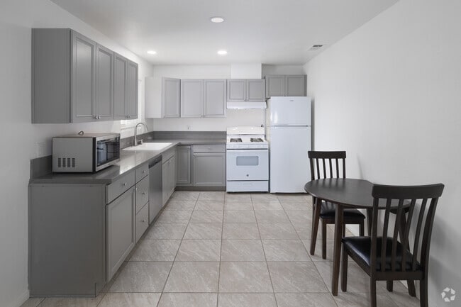 2BR, 1 BA - 1,100SF - Kitchen - The Junipero Palm Springs