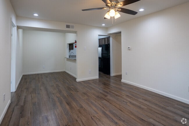 2 BR, 2 BA - 1,027SF - Living Room - Silver Star Apartments