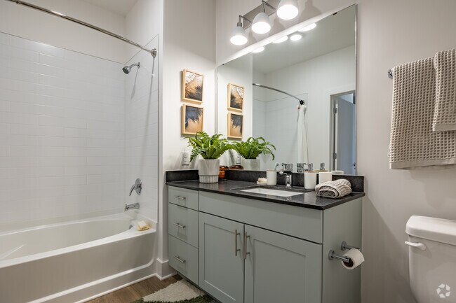 1BR, 1BA - 702SF - Baño - zThe Vivian