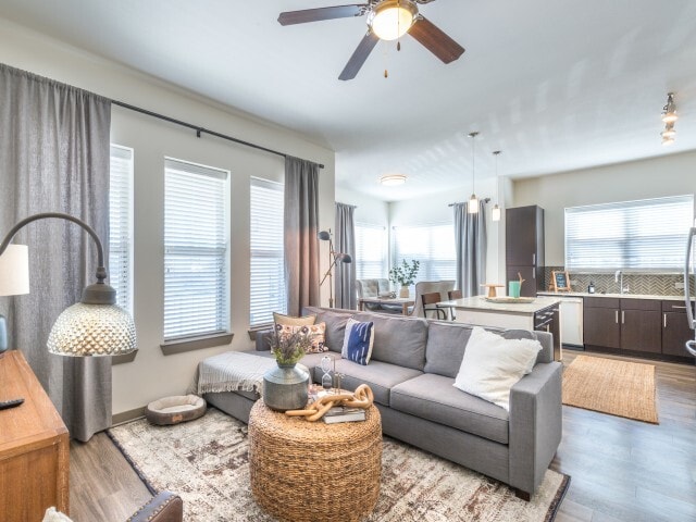 Spacious Living Room - Overture Highlands 55+ Active Adult Apartment Homes