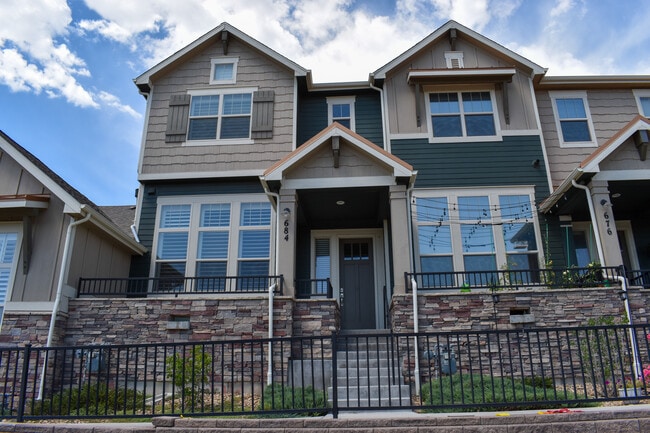 Semi-private, elevated, enclosed patio - 684 Mason St Townhome