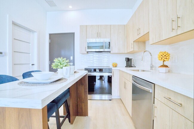 Área de cocina - Acabados modernos - SORA Apartments