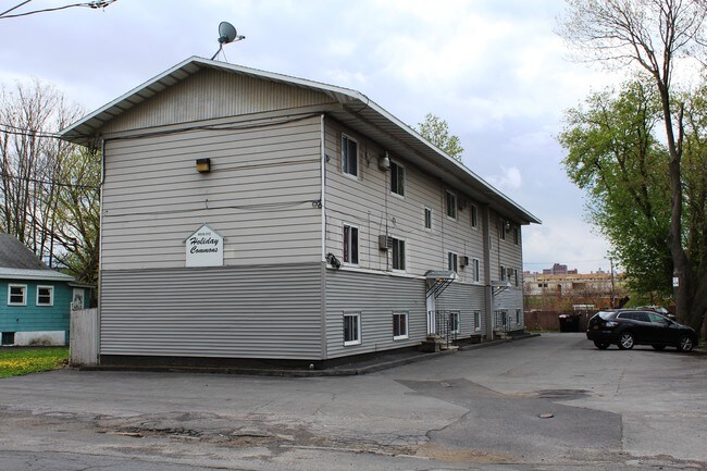 front view from hawley avenue - Holiday Commons