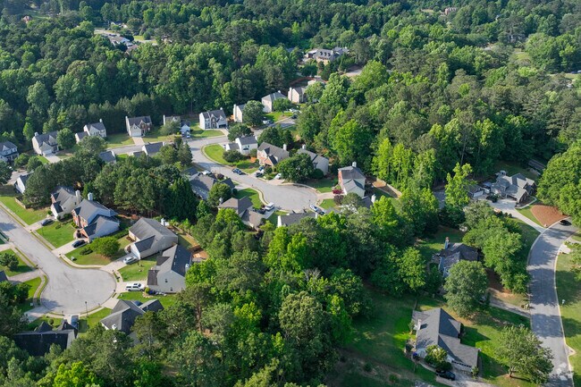 Sugar Hill features walkable neighborhoods with roundabouts.