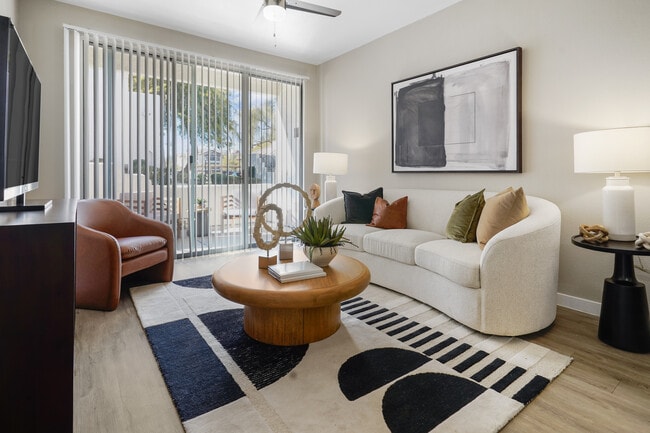 1 BR Living Room Area - Residences at Palm Valley
