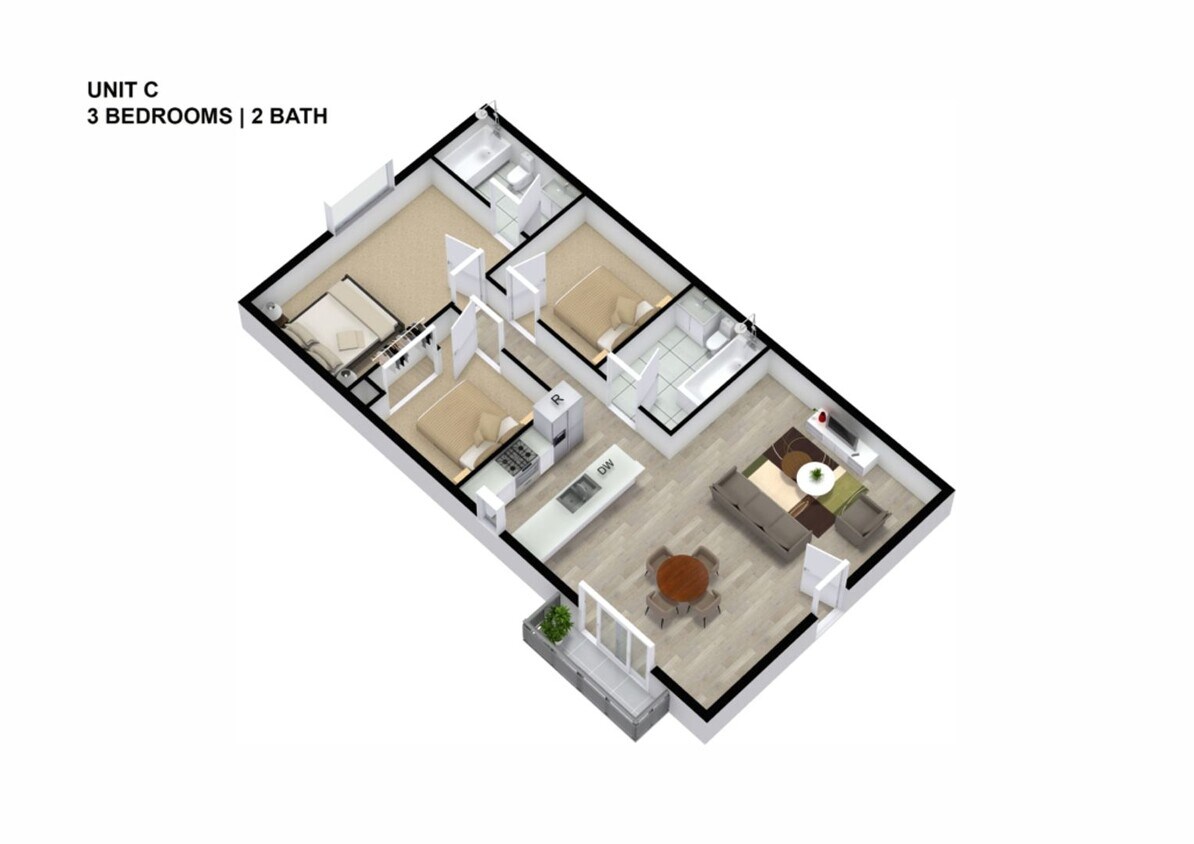 Foto del edificio - 3 Bedroom 2 Bath Apartment