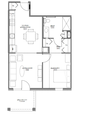 1BR/1BA - Dalton's Edge Apartments II
