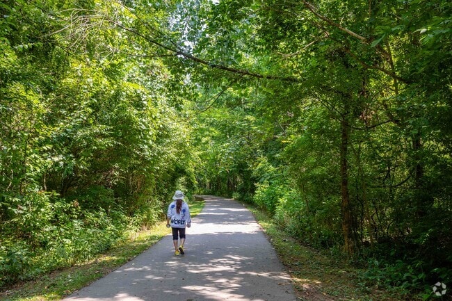 The Mill Creek Greenway is a great space for locals to enjoy nature.