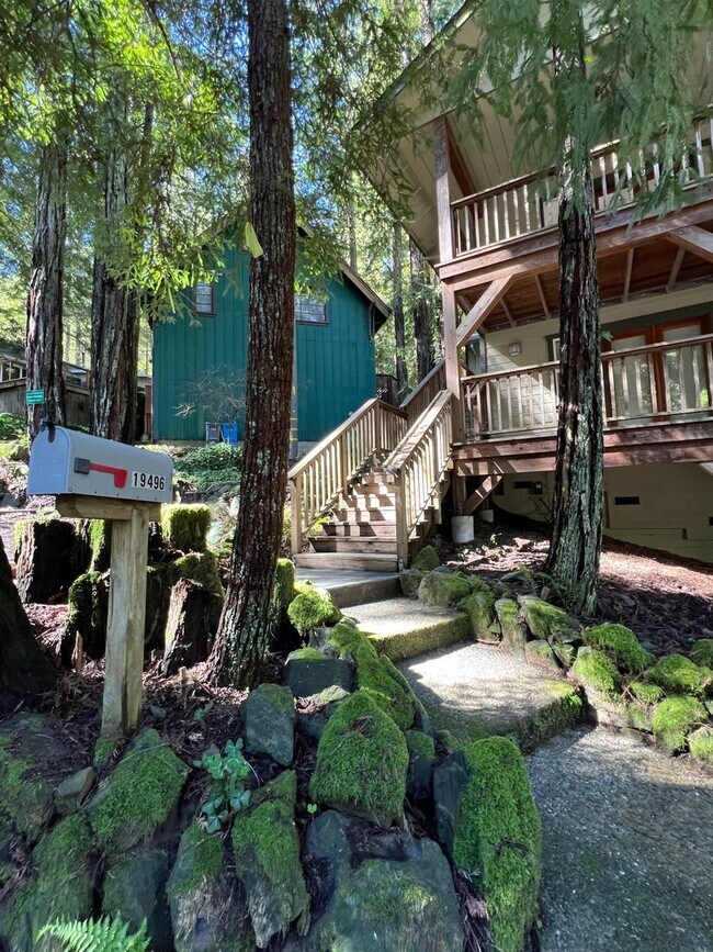 Foto del edificio - 2,280 Square Foot modern Three bedroom two bath multi  level home, large yard, decks, cathedral c...