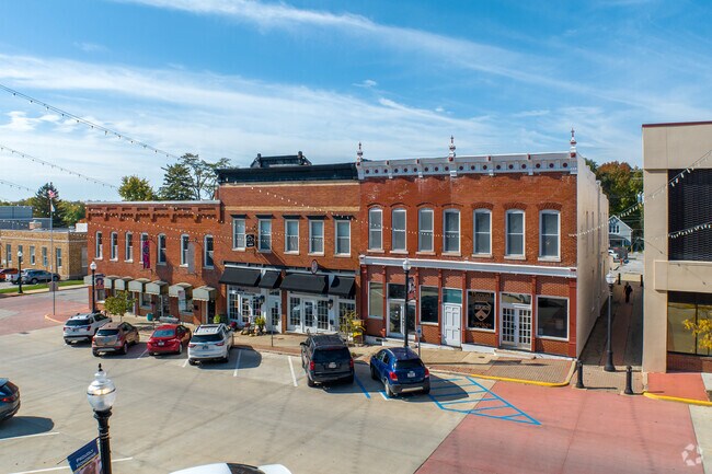 Downtown Danville is full of businesses and restaurants.
