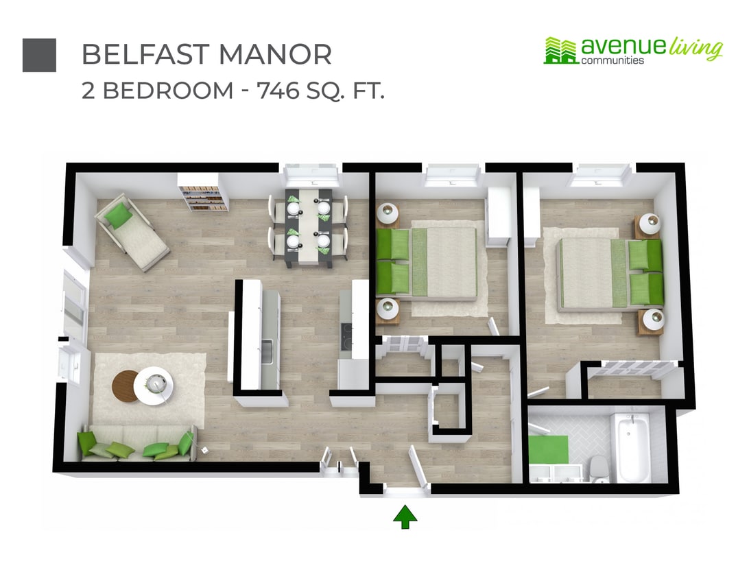Floorplan - Belfast Manor