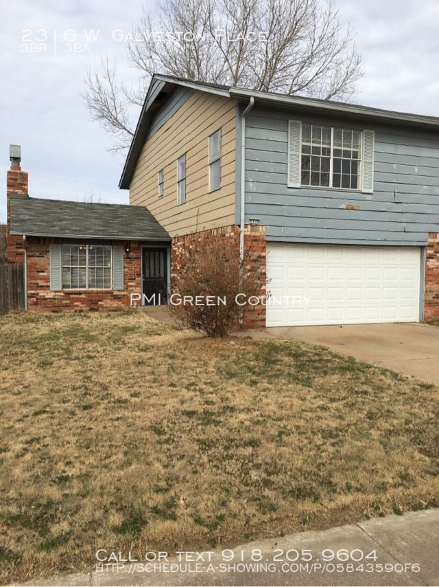3bdr duplex rent ready House Rental in Broken Arrow, OK