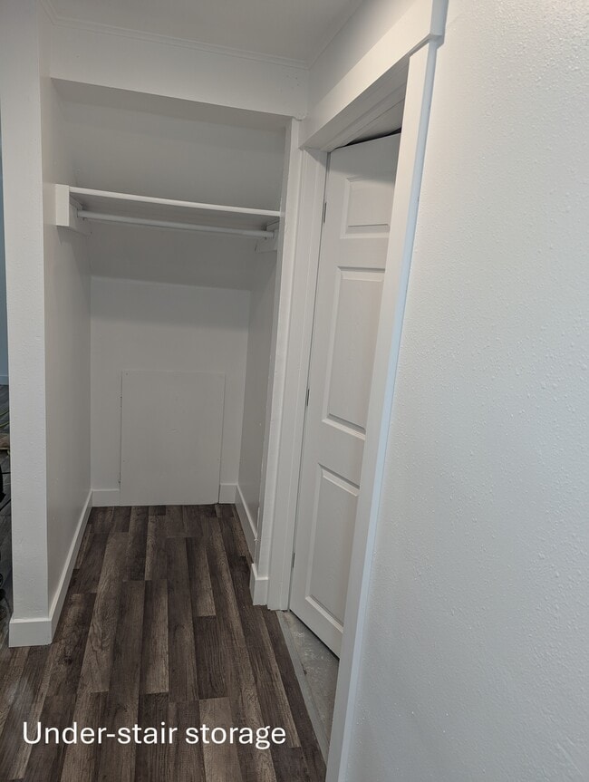 Storage space under stairs - 174 E Main St
