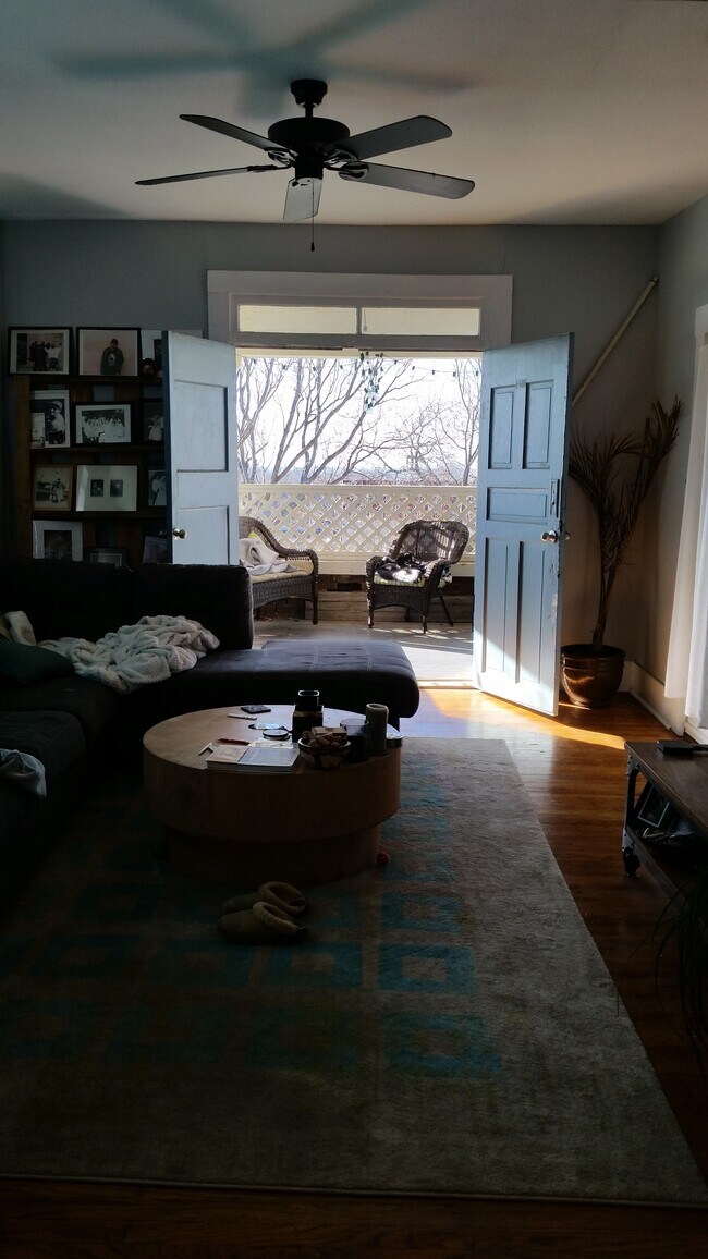 Living room and porch - 1507 Alston Ave
