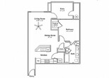 1 Bed - 1 Bath M