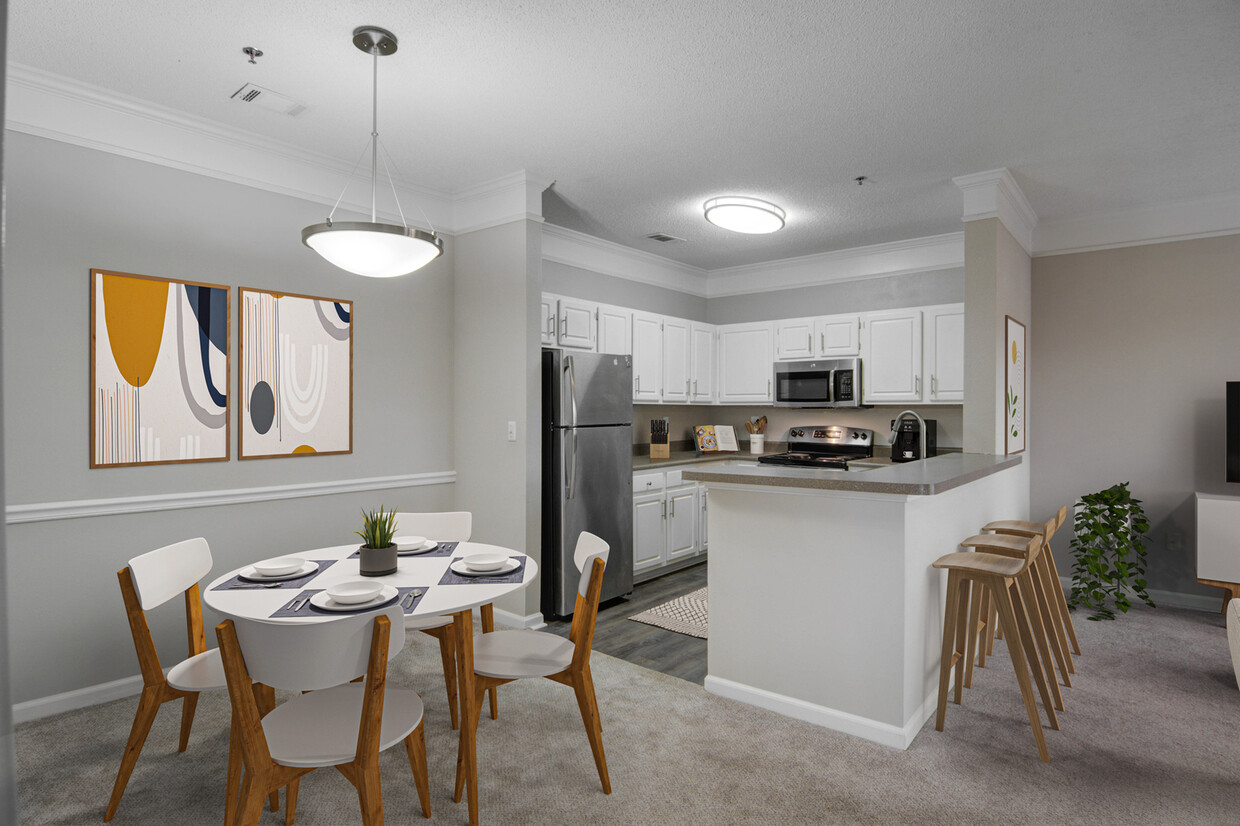 Kitchen Area - Preston Hills at Mill Creek Apartments