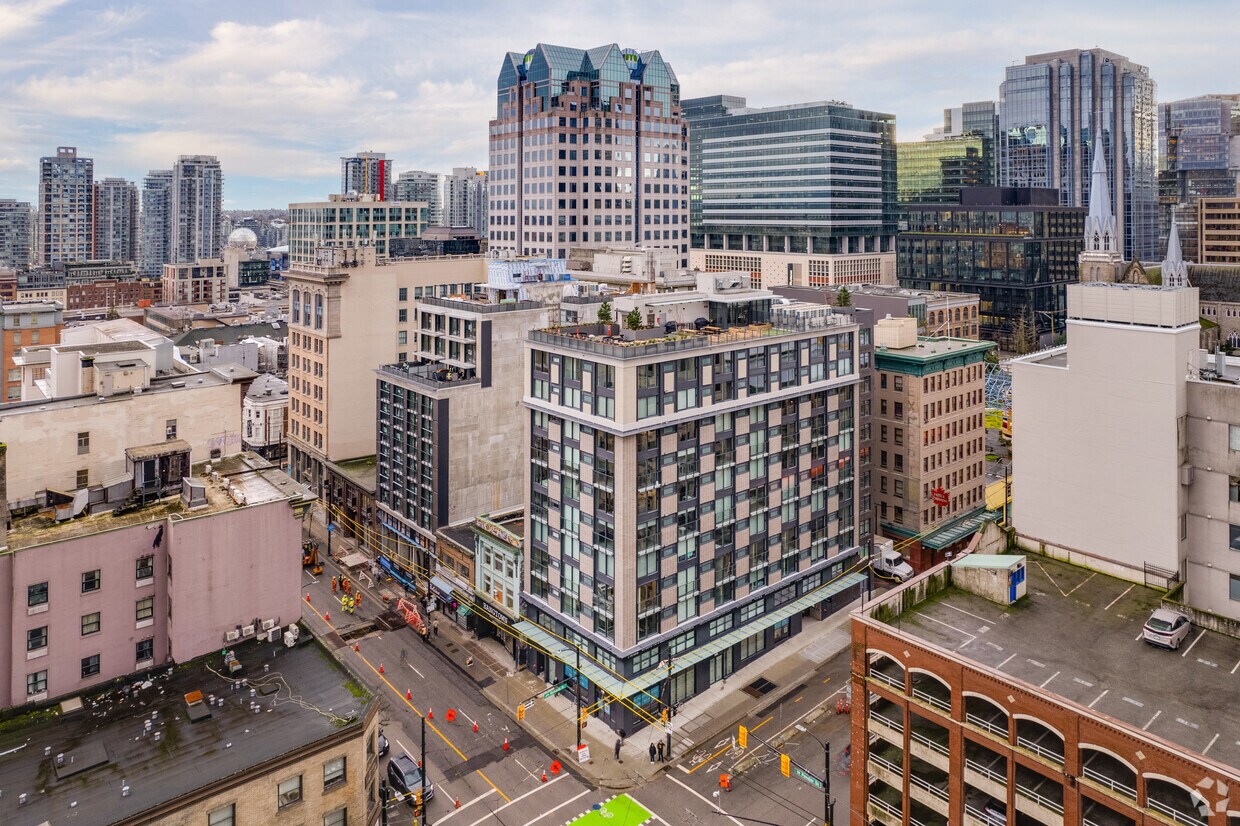 Aerial Photo - Richards & Pender