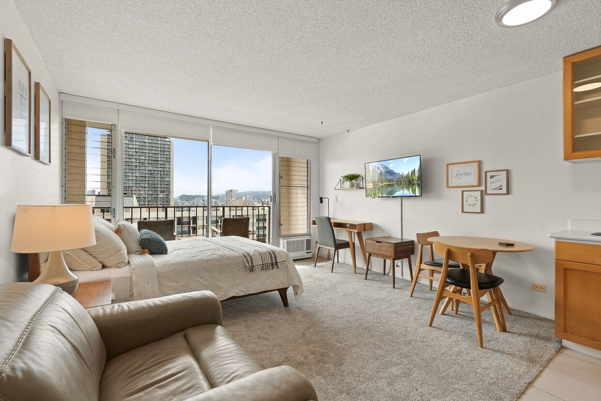 Waikiki Fully furnished studio/1 ba / 1 prk Washer/Dryer in unit - Waikiki Fully furnished studio/1 ba / 1 prk Washer/Dryer in unit