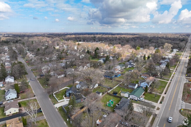It's easy to reach the Twin Cities from Mounds View thanks to nearby highways.