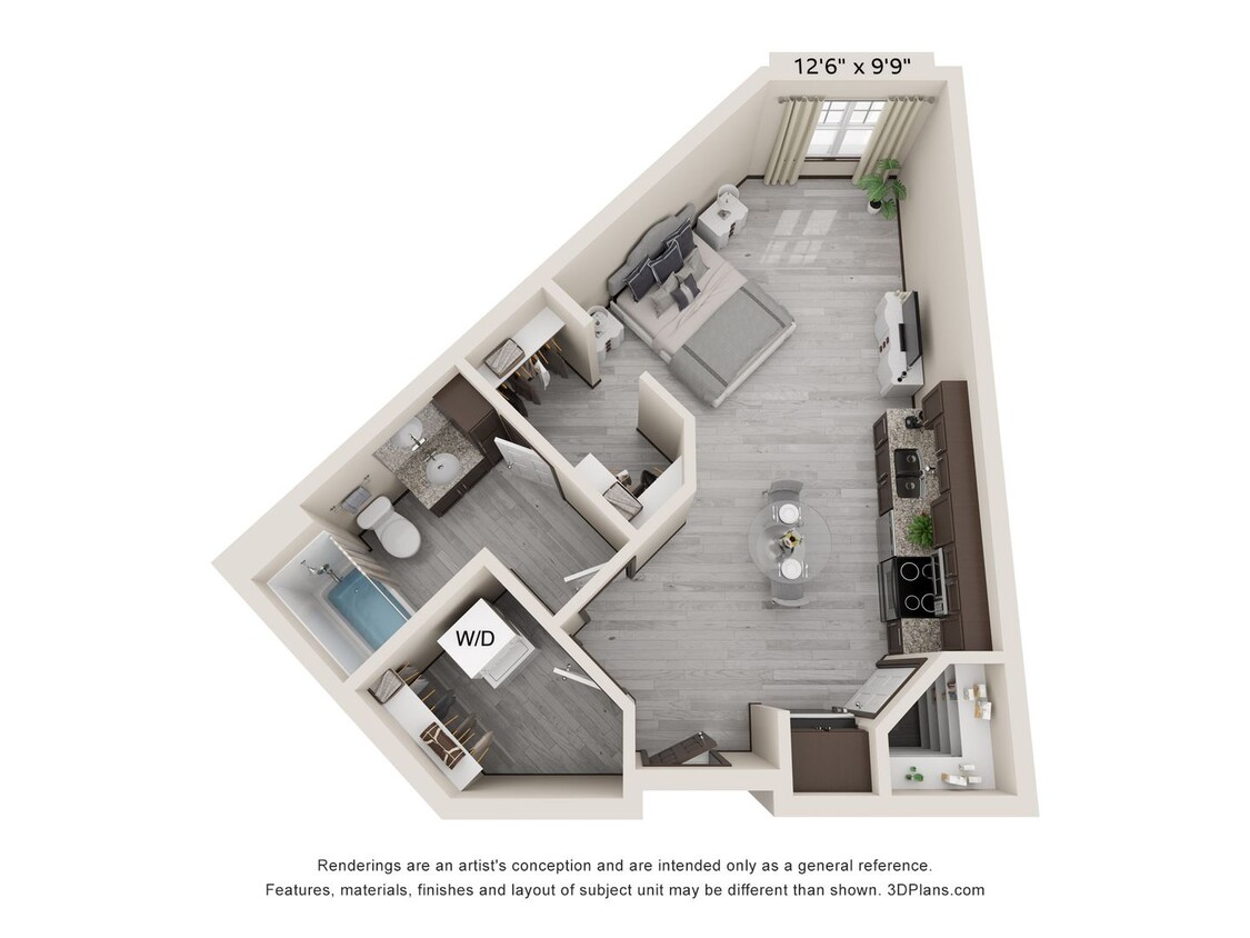 Primary Photo - Spacious, Brand-New Studio Apartment