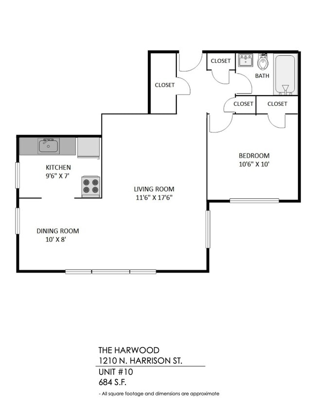 Plano de planta - The Harwood