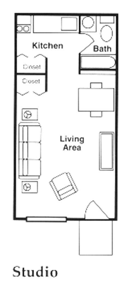 Estudio - Foxglove Apartments