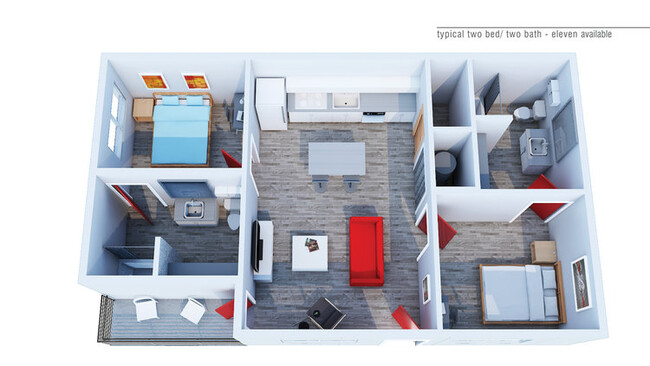 Representación - The Ledge Apartments