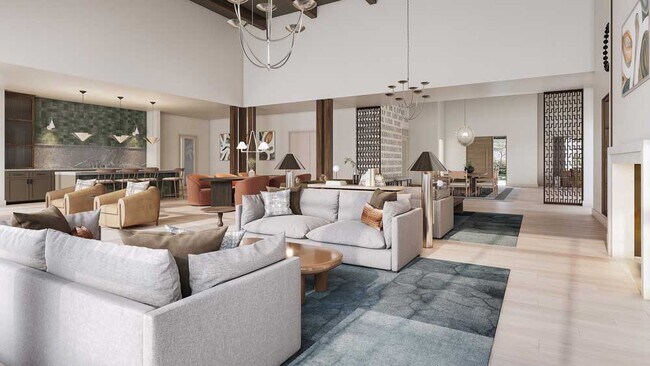 Residencias en el interior de la casa club de Pearsall Park - Residences at Pearsall Park