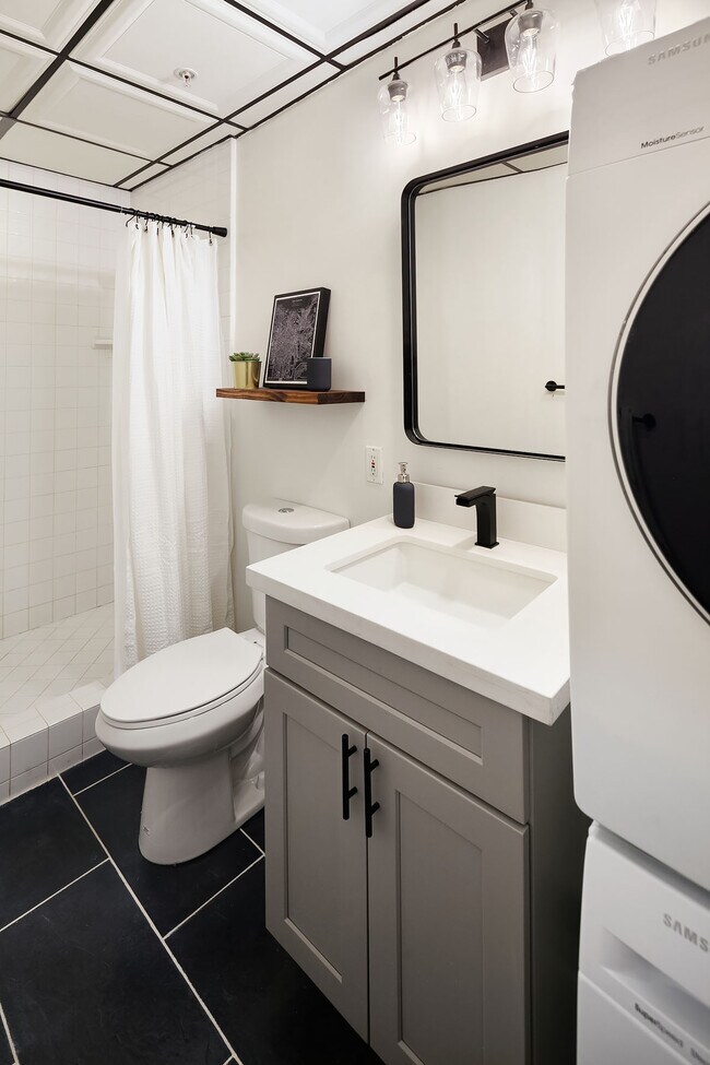 Remodeled bathroom - 108 W 2nd St