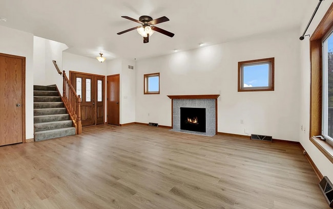 living room front door - 407 Century Oak Dr