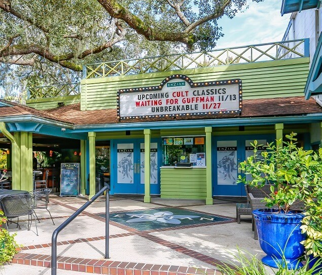 The Enzian Theater hosts several local film festivals, including the Florida Film Festival