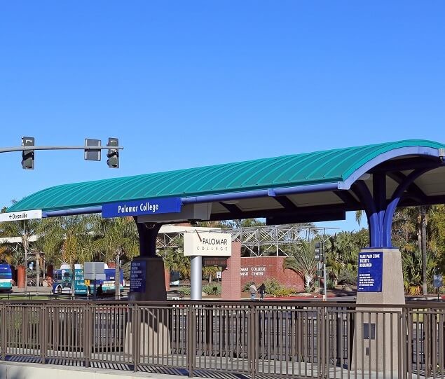 The main campus of Palomar College is located in San Marcos