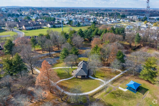 Stay in shape by walking through the cast trails of Hamilton Township.