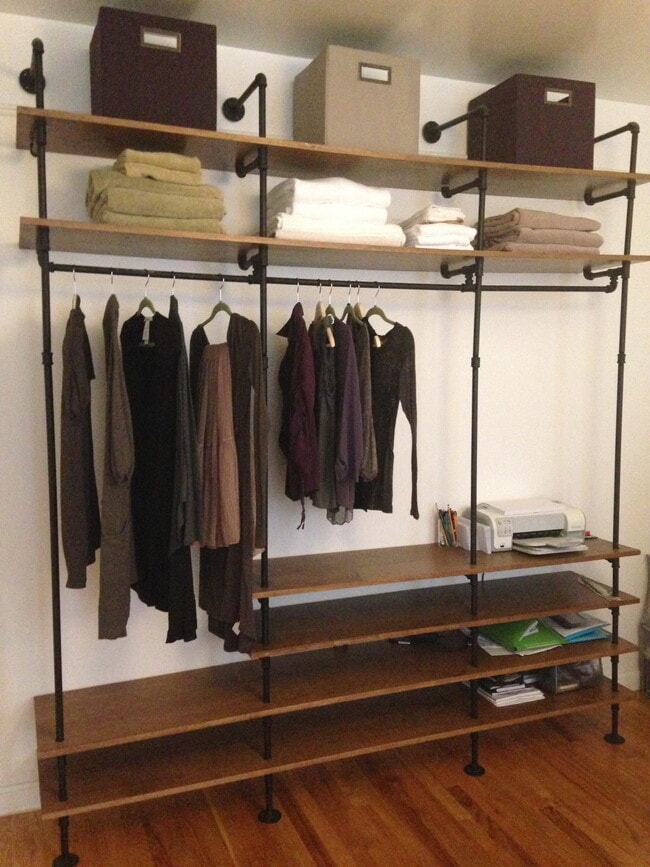 Bedroom open closet - 779 Riverside Dr