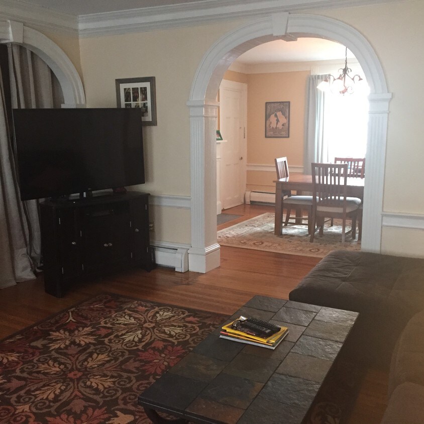 Entering the living room from main entrance, - 183 Washington St