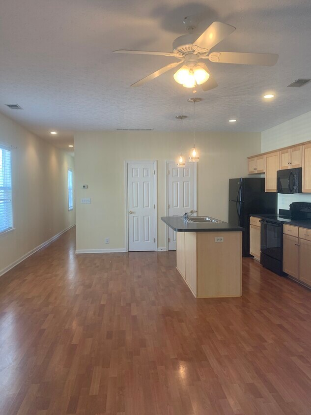 Open Living area & Kitchen - 2307 Bickel Rd