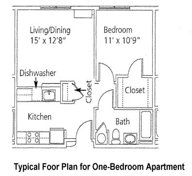 1HAB/1BA - Francis Murphy Apartments