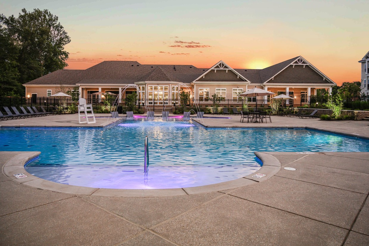 Invigorating Pool with in water seating! - Abberly Square Apartment Homes