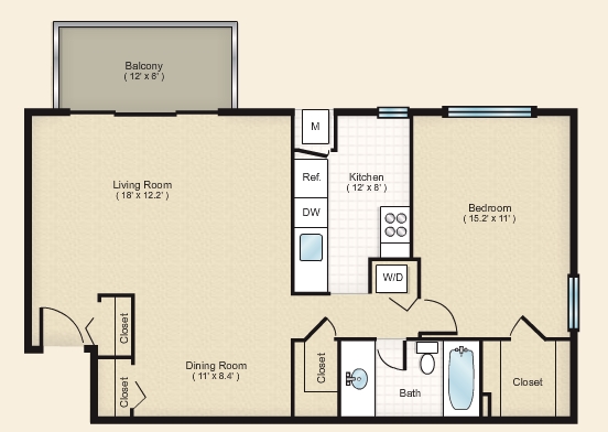 1HAB/1BA - Somerset