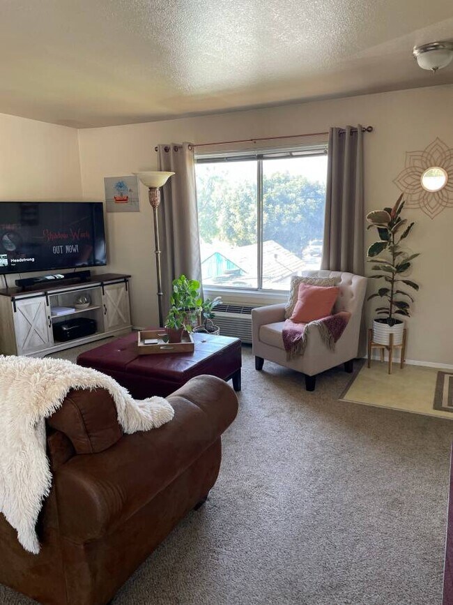 Living room from kitchen to window & TV - 383 N M St