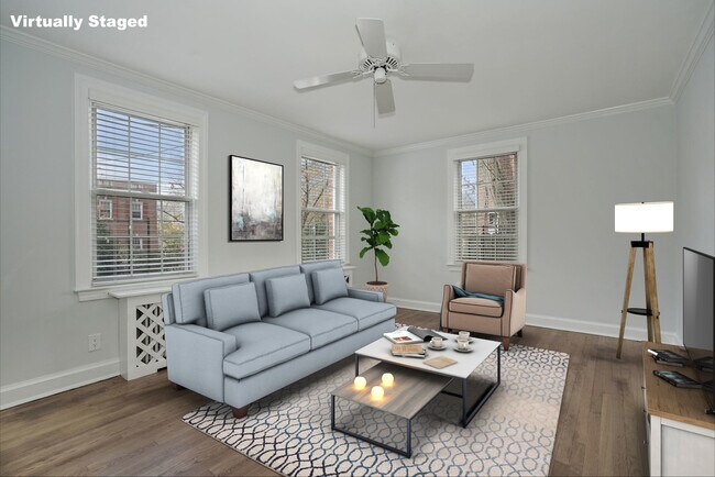 Living Room has excellent space - 2335 40th St NW