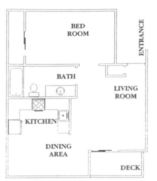 1BR/1BA - Harborwood West Apartments