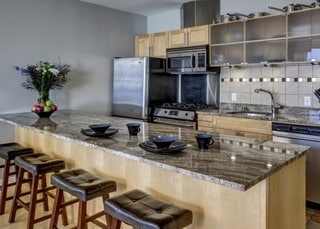 Staged Kitchen - 66 Bell St