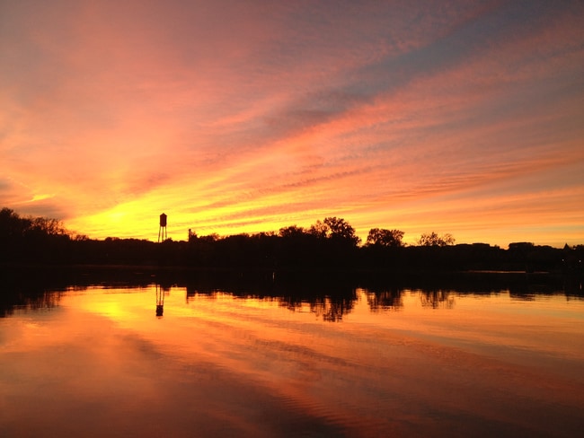 Every night, enjoy an amazing sunset view of the Hudson! - 803 1st Ave