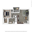 One Bedroom Plan A