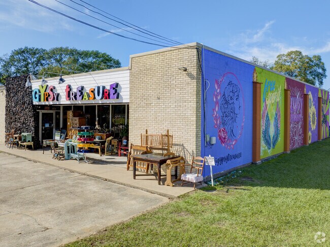 Locally owned shops line Main Street, offering unique finds.