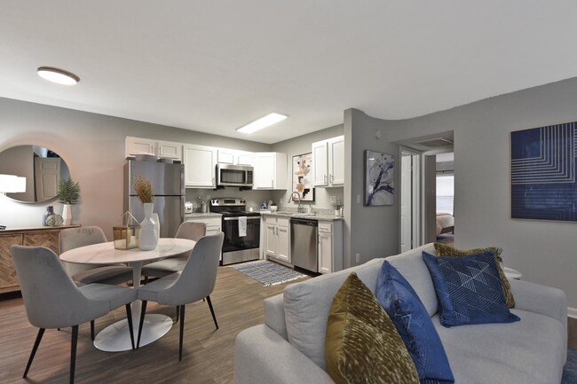 Dining Room + Hardwood Style Flooring - Ashbury Ridge