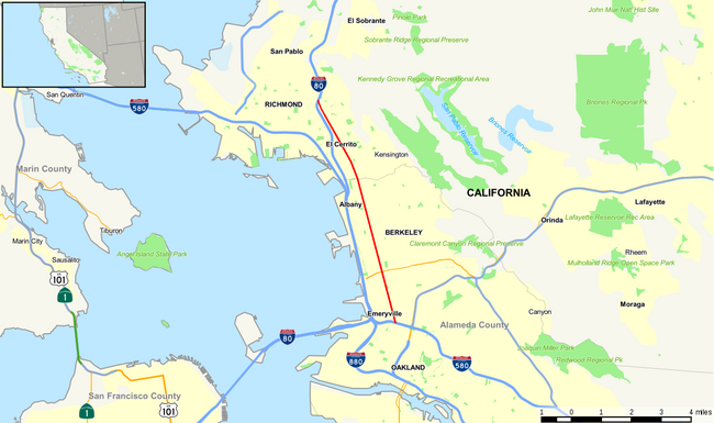 Interstates I-80, 580, - 527 18th St